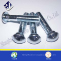 blue zinc hex bolt and nut track bolt